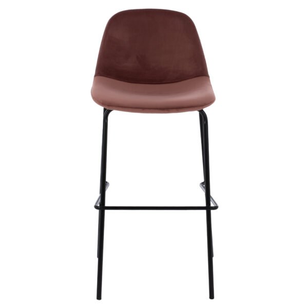 ΣΚΑΜΠΟ VINCENT ΒΕΛΟΥΔΟ ΣΑΠΙΟ ΜΗΛΟ ΚΑΙ ΜΕΤΑΛΛΙΚΟ ΣΚΕΛΕΤΟ HM8579.12 56,5Χ47Χ106 εκ. - Image 3