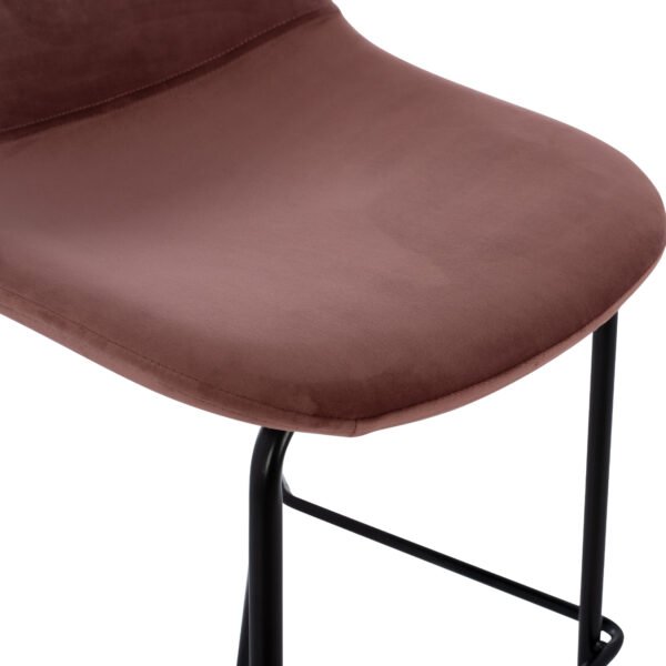 ΣΚΑΜΠΟ VINCENT ΒΕΛΟΥΔΟ ΣΑΠΙΟ ΜΗΛΟ ΚΑΙ ΜΕΤΑΛΛΙΚΟ ΣΚΕΛΕΤΟ HM8579.12 56,5Χ47Χ106 εκ. - Image 9