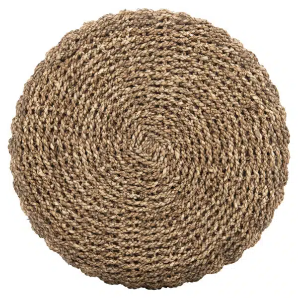 ΣΚΑΜΠΟ BEAM HM7827 ΞΥΛΟ ΤΕΑΚ ΚΑΙ SEAGRASS ΣΕ ΦΥΣΙΚΟ & ΜΑΥΡΟ Φ43x45Yεκ. - Image 5