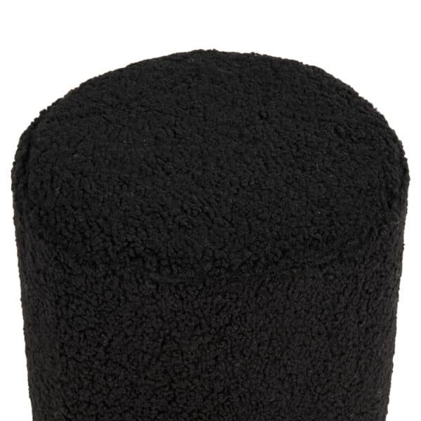 ΣΚΑΜΠΟ LEVY HM8408.24 ΜΠΟΥΚΛΕ ΥΦΑΣΜΑ ΜΑΥΡΟ ΜΕ ΧΡΥΣΗ ΒΑΣΗ Φ35x42Υ εκ. - Image 4