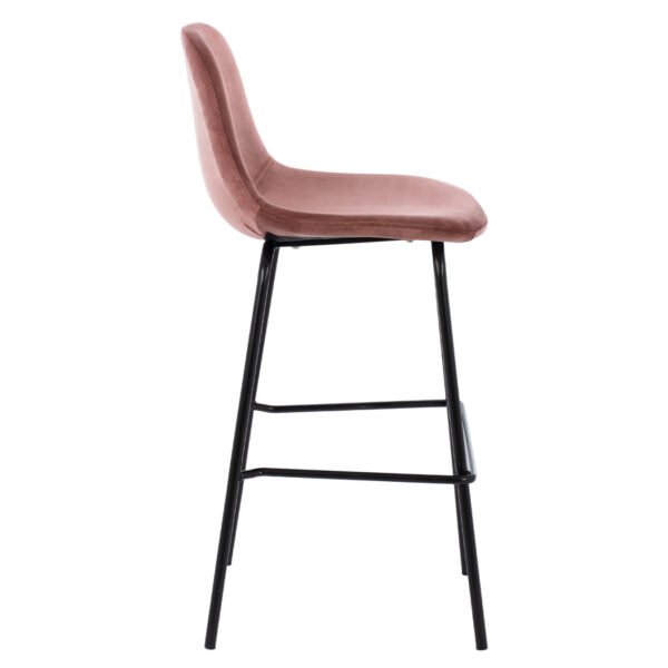 ΣΚΑΜΠΟ VINCENT HM9298.12 ΜΕΣ. ΥΨΟΥΣ ΣΑΠΙΟ ΜΗΛΟ ΒΕΛΟΥΔΟ ΜΕ ΜΕΤΑΛΛΙΚΑ ΠΟΔΙΑ 47x51x96 εκ. - Image 4