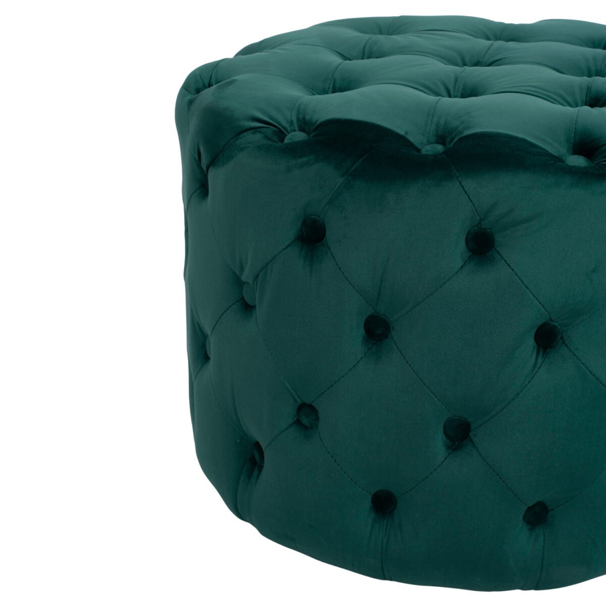 ΣΚΑΜΠΟ KASSIE ΚΥΠΑΡΙΣΣΙ ΒΕΛΟΥΔΟ ΤΥΠΟΥ CHESTERFIELD HM8406.03 Φ60x43Υ εκ. - Image 4