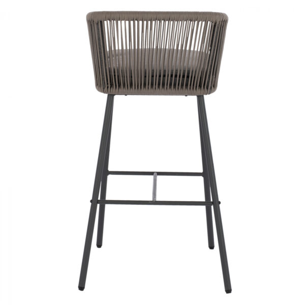 ΣΚΑΜΠΟ BROGAN ΜΕ ΜΕΤΑΛΛΙΚΟ ΣΚΕΛΕΤΟ ΚΑΙ ΣΧΟΙΝΙ ΓΚΡΙ HM5714.01 53x42x101 εκ. - Image 6