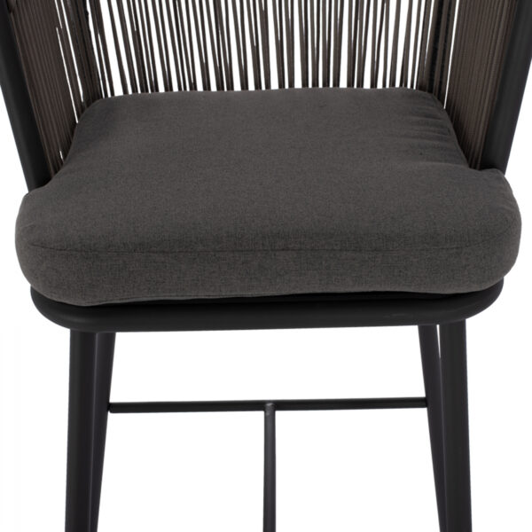 ΣΚΑΜΠΟ BROGAN ΜΕ ΜΕΤΑΛΛΙΚΟ ΣΚΕΛΕΤΟ ΚΑΙ ΣΧΟΙΝΙ ΓΚΡΙ HM5714.01 53x42x101 εκ. - Image 7