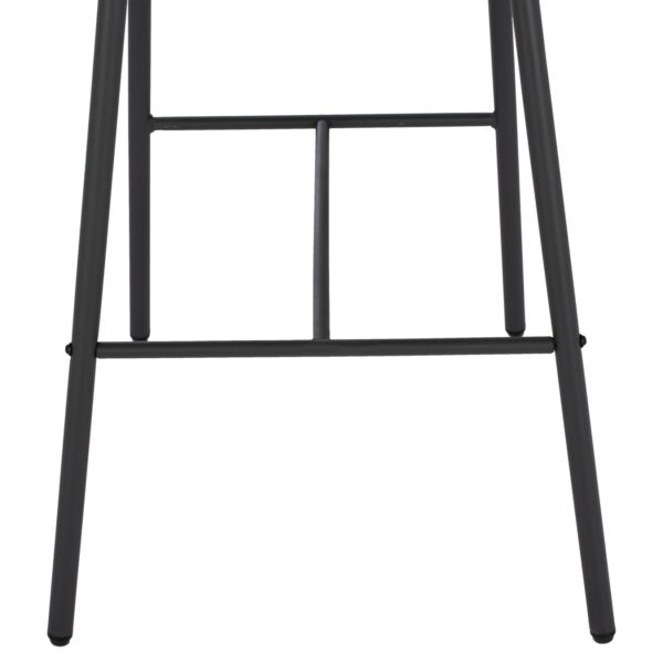 ΣΚΑΜΠΟ BROGAN ΜΕ ΜΕΤΑΛΛΙΚΟ ΣΚΕΛΕΤΟ ΚΑΙ ΣΧΟΙΝΙ ΓΚΡΙ HM5714.01 53x42x101 εκ. - Image 10