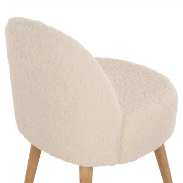 ΣΚΑΜΠΟ ΜΕ ΠΛΑΤΗ YASMINE HM8395.23 ΛΕΥΚΟ ΜΠΟΥΚΛΕ ΥΦΑΣΜΑ- ΞΥΛΙΝΑ ΠΟΔΙΑ 47x46x64,5Υεκ. - Image 8