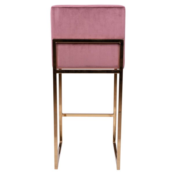 ΣΚΑΜΠΟ ΜΕΣΑΙΟΥ ΥΨΟΥΣ PIPER ΒΕΛΟΥΔΟ ΣΑΠΙΟ ΜΗΛΟ & ΧΡΥΣΟ ΜΕΤΑΛΛΙΚΟ ΣΚΕΛΕΤΟ HM8525.02 40x49x96 εκ. - Image 6