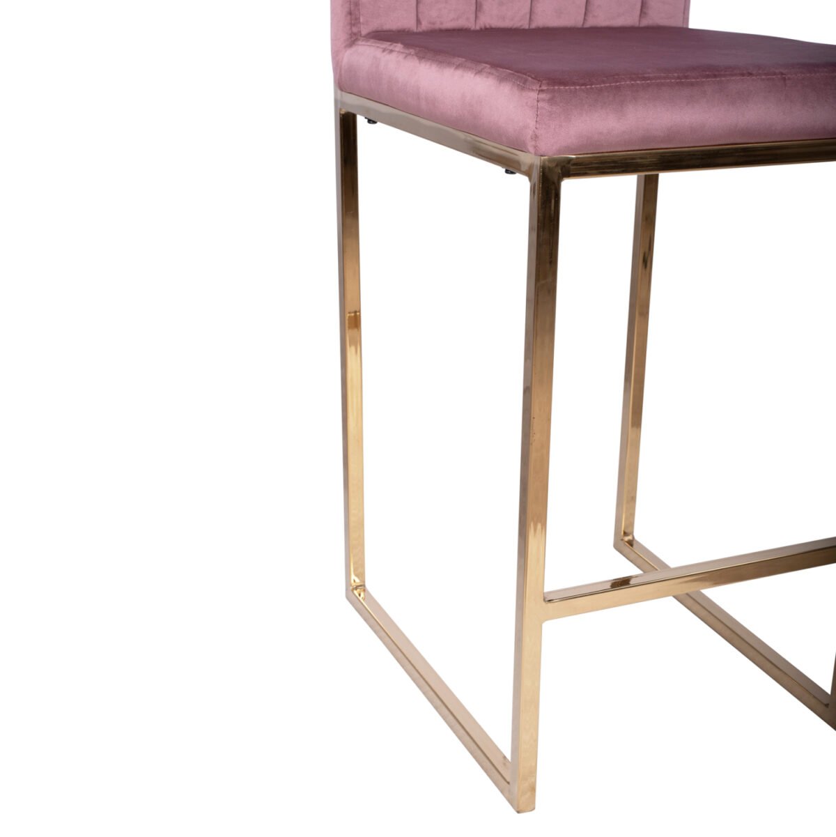 ΣΚΑΜΠΟ ΜΕΣΑΙΟΥ ΥΨΟΥΣ PIPER ΒΕΛΟΥΔΟ ΣΑΠΙΟ ΜΗΛΟ & ΧΡΥΣΟ ΜΕΤΑΛΛΙΚΟ ΣΚΕΛΕΤΟ HM8525.02 40x49x96 εκ. - Image 9