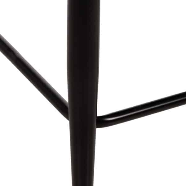 ΣΚΑΜΠΟ ΜΕΣΑΙΟΥ ΥΨΟΥΣ SARKY HM8586.01 ΥΦΑΣΜΑ ΜΠΟΥΚΛΕ ΓΚΡΙ-ΜΑΥΡΑ ΜΕΤΑΛ. ΠΟΔΙΑ 55x62x105Yεκ. - Image 10