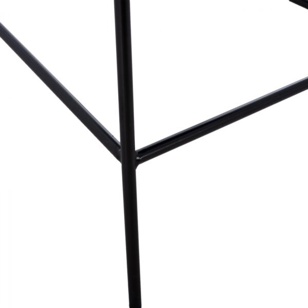 ΣΚΑΜΠΟ ΜΕΣΑΙΟΥ ΥΨΟΥΣ HM8735.01 KELSO ΒΕΛΟΥΔΟ ΓΚΡΙ ΜΕ ΜΕΤΑΛΛΙΚΟ ΣΚΕΛΕΤΟ 54x58x95Υ εκ. - Image 9