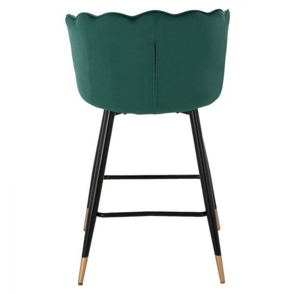 ΣΚΑΜΠΟ ΜΕΣΑΙΟΥ ΥΨΟΥΣ HM8736.03 VESNA ΒΕΛΟΥΔΟ ΚΥΠΑΡΙΣΣΙ ΜΕΤΑΛΛΙΚΟ ΣΚΕΛΕΤΟ 50x50x90 εκ. - Image 6