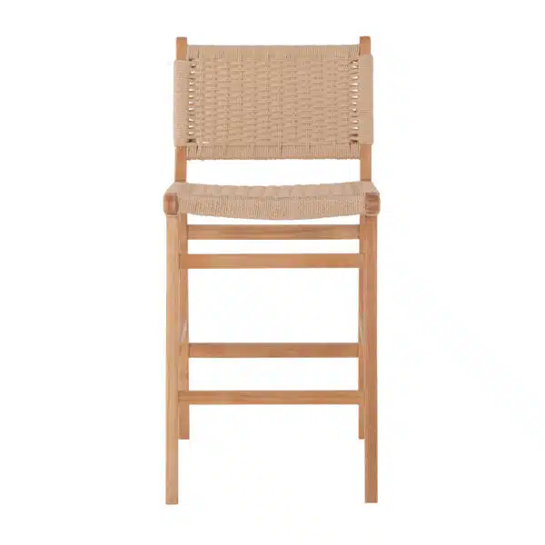 ΣΚΑΜΠΟ ΜΕΣΑΙΟΥ ΥΨΟΥΣ HM9332.01 RUBBERWOOD & ΣΧΟΙΝΙ- ΦΥΣΙΚΟ ΧΡΩΜΑ 45x46x95Υεκ. - Image 3