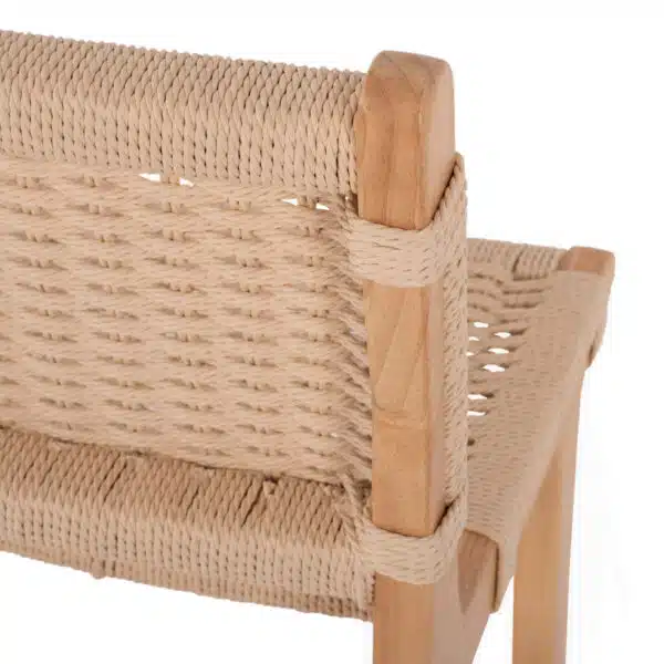 ΣΚΑΜΠΟ ΜΕΣΑΙΟΥ ΥΨΟΥΣ HM9332.01 RUBBERWOOD & ΣΧΟΙΝΙ- ΦΥΣΙΚΟ ΧΡΩΜΑ 45x46x95Υεκ. - Image 7
