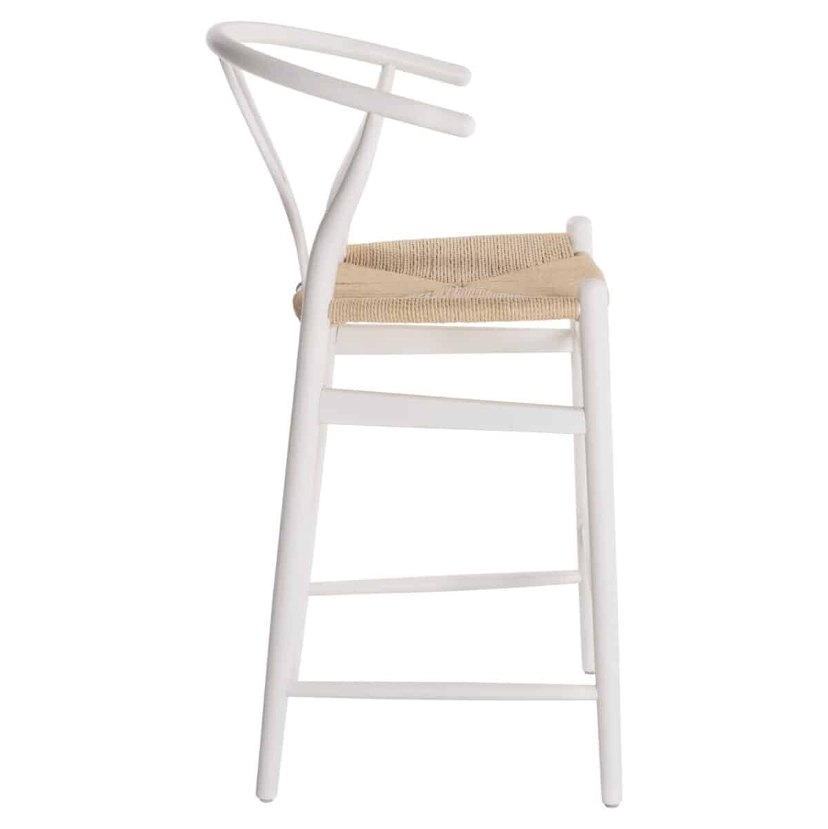 ΣΚΑΜΠΟ ΜΕΣΑΙΟΥ ΥΨΟΥΣ BRAVE ΟΞΙΑΣ ΜΕ ΔΙΧΑΛΩΤΗ ΠΛΑΤΗ ΛΕΥΚΟ HM9405.03 48x53x100Υ εκ. - Image 4