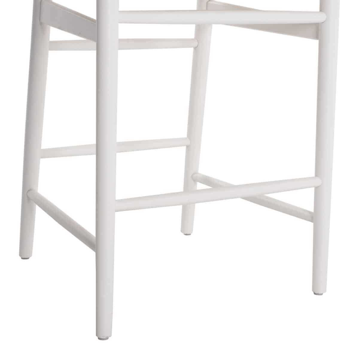 ΣΚΑΜΠΟ ΜΕΣΑΙΟΥ ΥΨΟΥΣ BRAVE ΟΞΙΑΣ ΜΕ ΔΙΧΑΛΩΤΗ ΠΛΑΤΗ ΛΕΥΚΟ HM9405.03 48x53x100Υ εκ. - Image 10