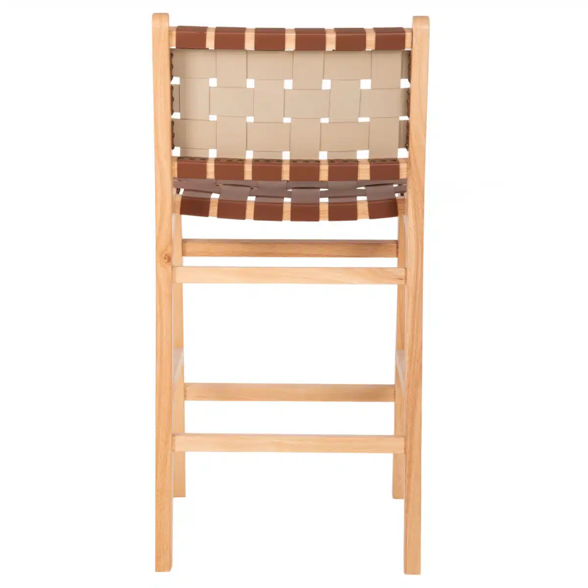 ΣΚΑΜΠΟ ΜΕΣΑΙΟΥ ΥΨΟΥΣ FELIPE TOON ΞΥΛΟ HM9329.01 ΦΥΣΙΚΟ ΚΑΦΕ PU 45x47x94Yεκ. - Image 6