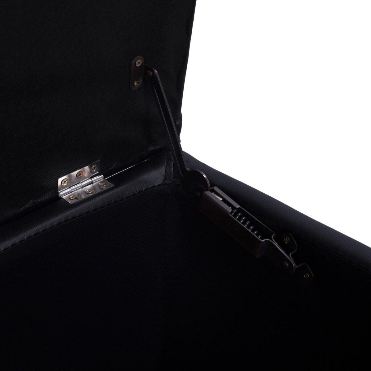 ΣΚΑΜΠΟ-ΜΠΑΟΥΛΟ PU ΜΕ ΑΠΟΘΗΚΕΥΤΙΚΟ ΧΩΡΟ PUNK ΜΑΥΡΟ HM279.01 90x50x52Υ εκ. - Image 7