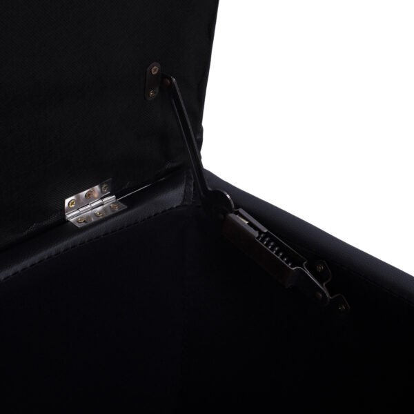 ΣΚΑΜΠΟ-ΜΠΑΟΥΛΟ PU ΜΕ ΑΠΟΘΗΚΕΥΤΙΚΟ ΧΩΡΟ PUNK ΜΑΥΡΟ HM279.01 90x50x52Υ εκ. - Image 7