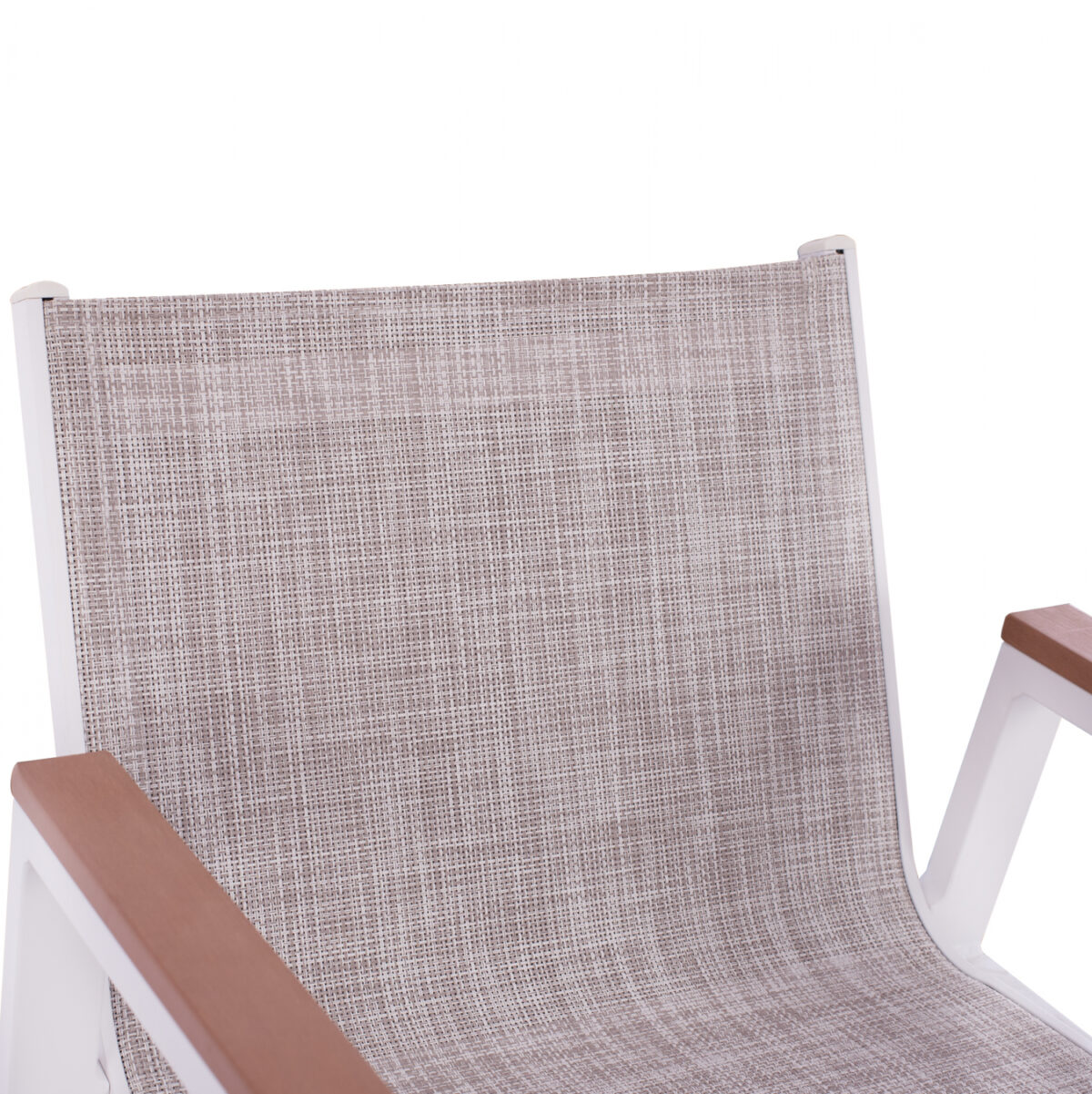 ΣΚΑΜΠΟ ΜΠΑΡ ΑΛΟΥΜΙΝΙΟΥ ΛΕΥΚΟ ΜΕ POLYWOOD 52 x 58 x 108 εκ. HM5790.01 - Image 6