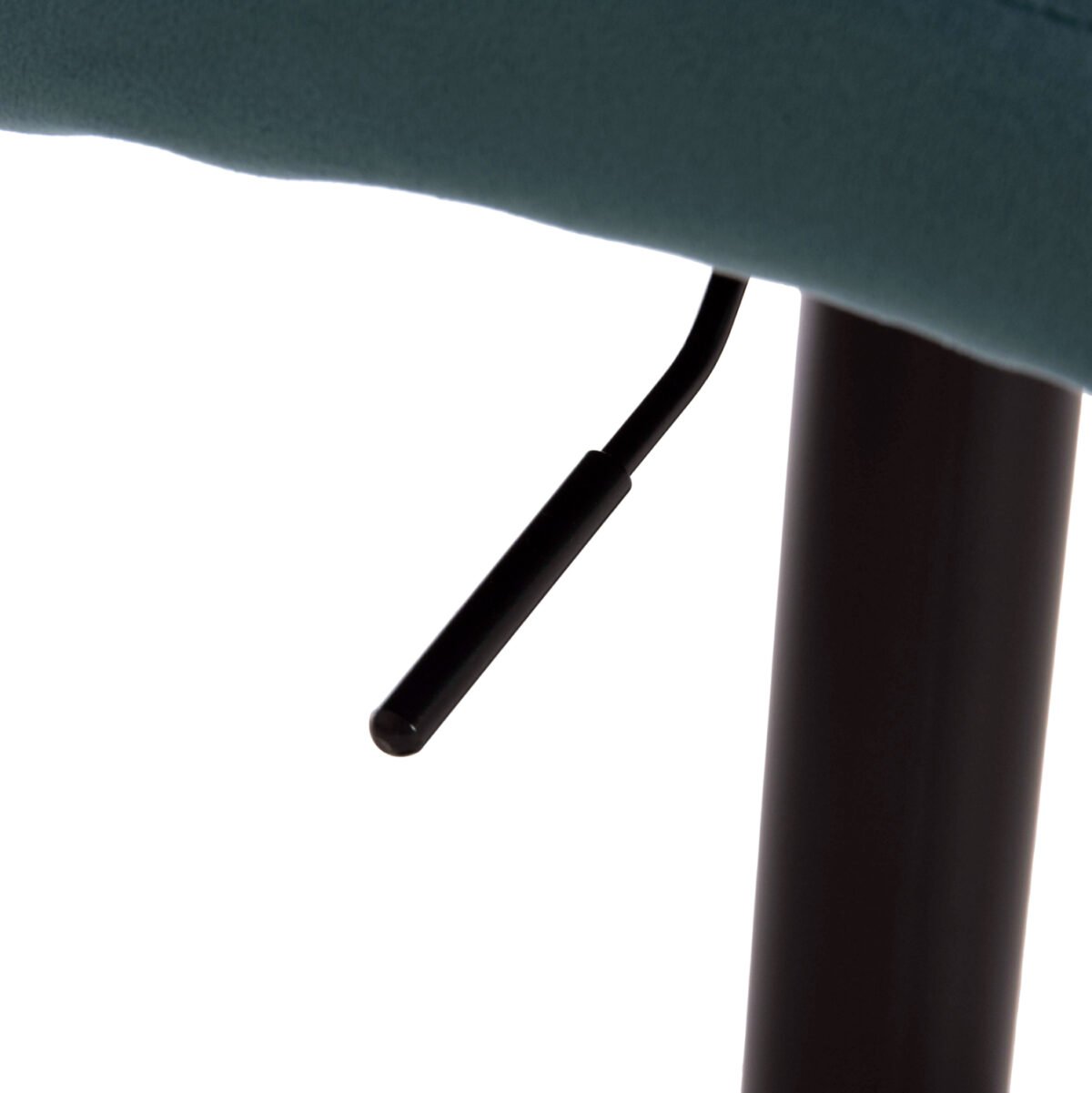 ΣΚΑΜΠΩ ΜΠΑΡ DIANA HM202.18 ΒΕΛΟΥΔΟ ΤΙΡΚΟΥΑΖ & ΜΑΥΡΟ ΜΑΤ ΣΚΕΛΕΤΟ 44x52x109Υεκ - Image 10