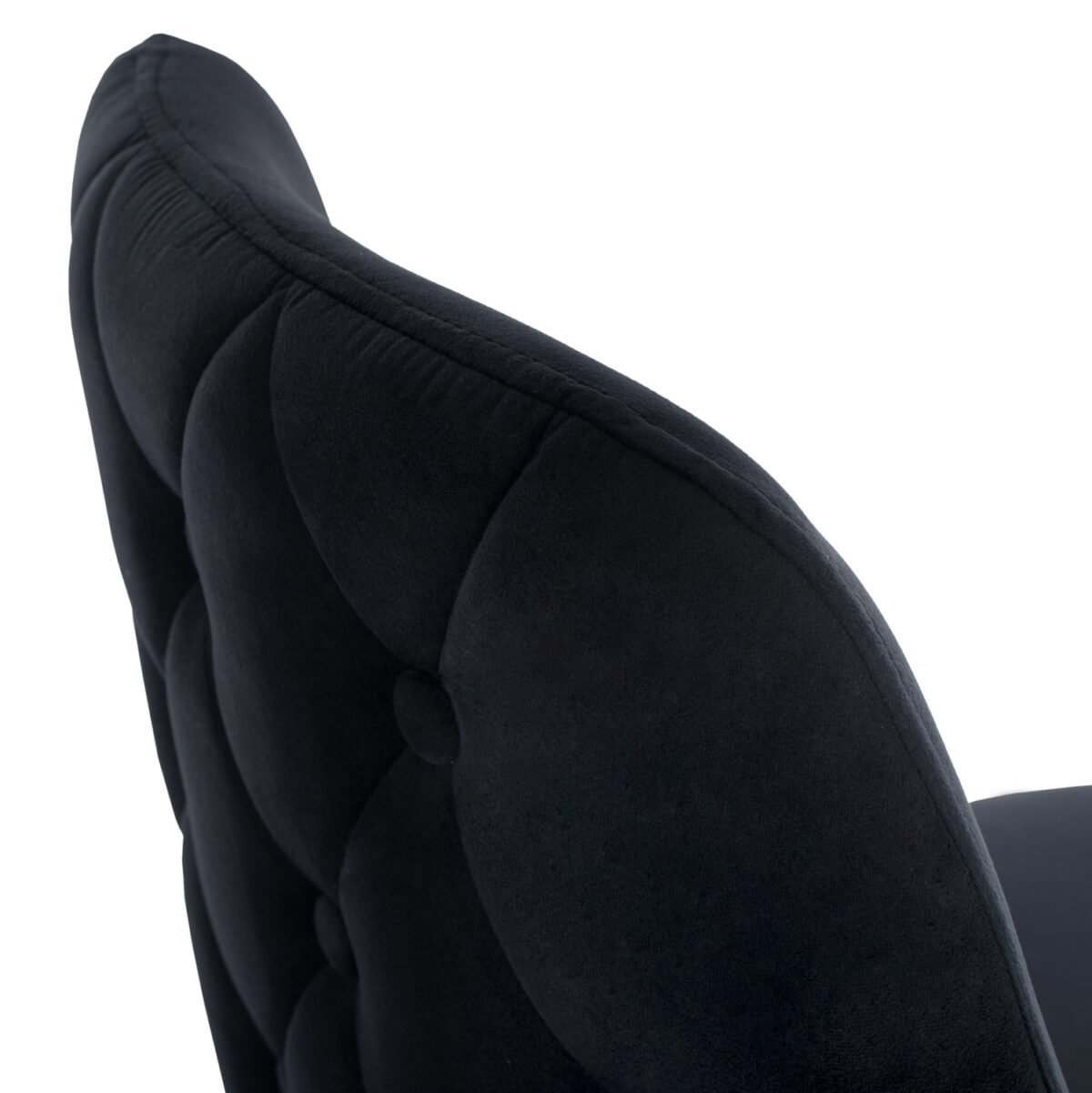 ΣΚΑΜΠΟ ΜΠΑΡ SERENITY HM8519.04 ΒΕΛΟΥΔΟ ΜΑΥΡΟ ΜΕ ΜΕΤΑΛΛΙΚΟ ΣΚΕΛΕΤΟ 53x48x110 εκ. - Image 7