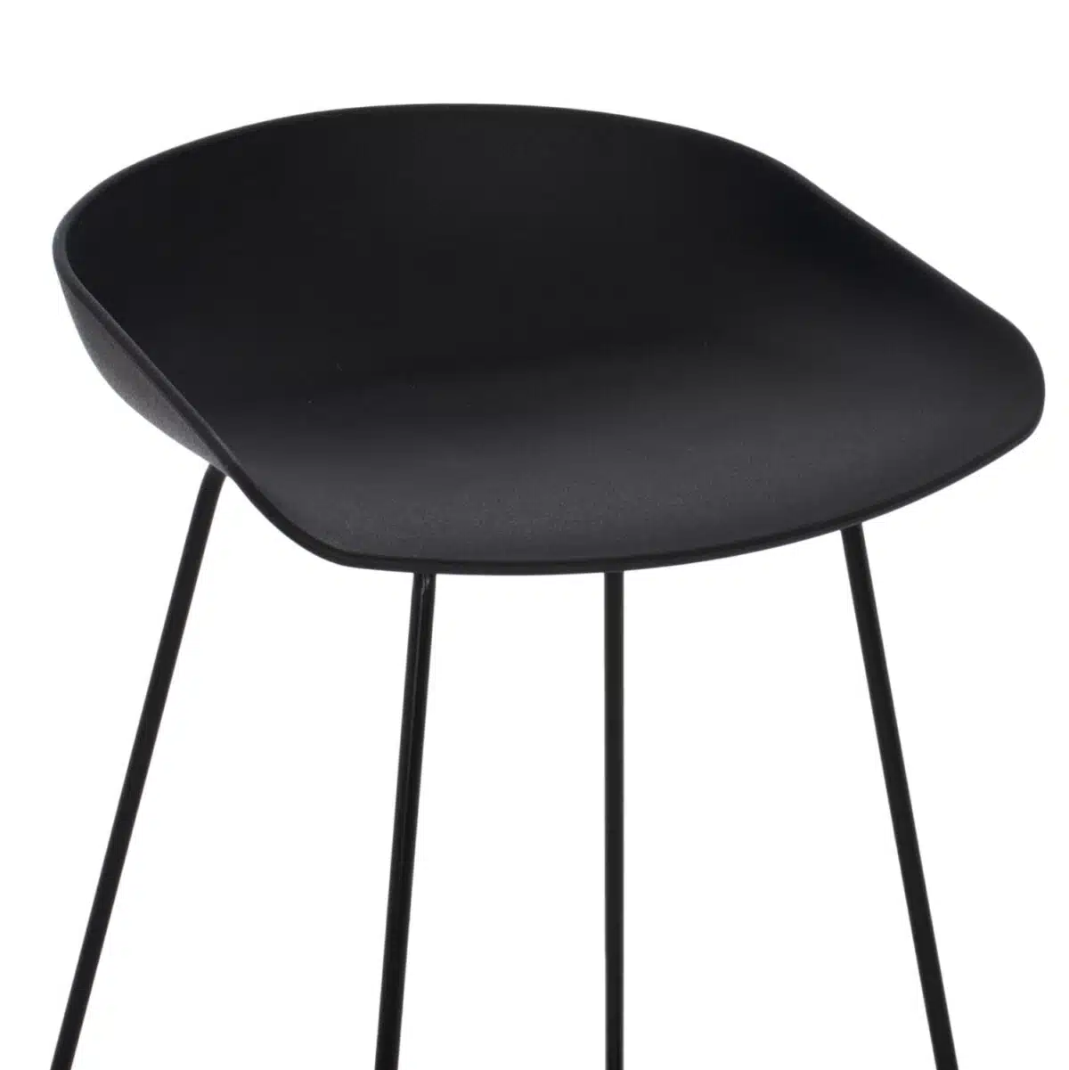 ΣΚΑΜΠΟ ΜΠΑΡ NAILA HM9299.02 ΜΑΥΡΟ ΜΕΣΑΙΟΥ ΥΨΟΥΣ 44x44x74Yεκ. - Image 7