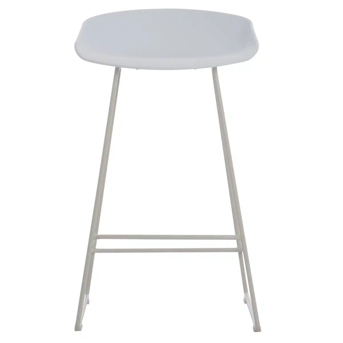 ΣΚΑΜΠΟ ΜΠΑΡ NAILA HM9299.01 ΛΕΥΚΟ ΜΕΣΑΙΟΥ ΥΨΟΥΣ 44x44x74Yεκ. - Image 3