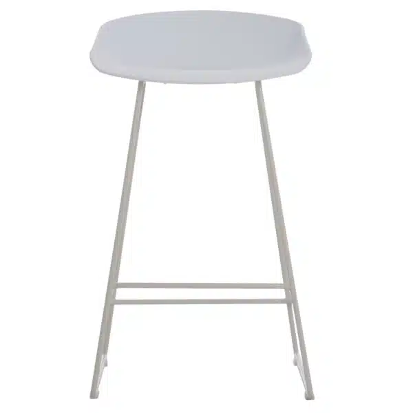 ΣΚΑΜΠΟ ΜΠΑΡ NAILA HM9299.01 ΛΕΥΚΟ ΜΕΣΑΙΟΥ ΥΨΟΥΣ 44x44x74Yεκ. - Image 3