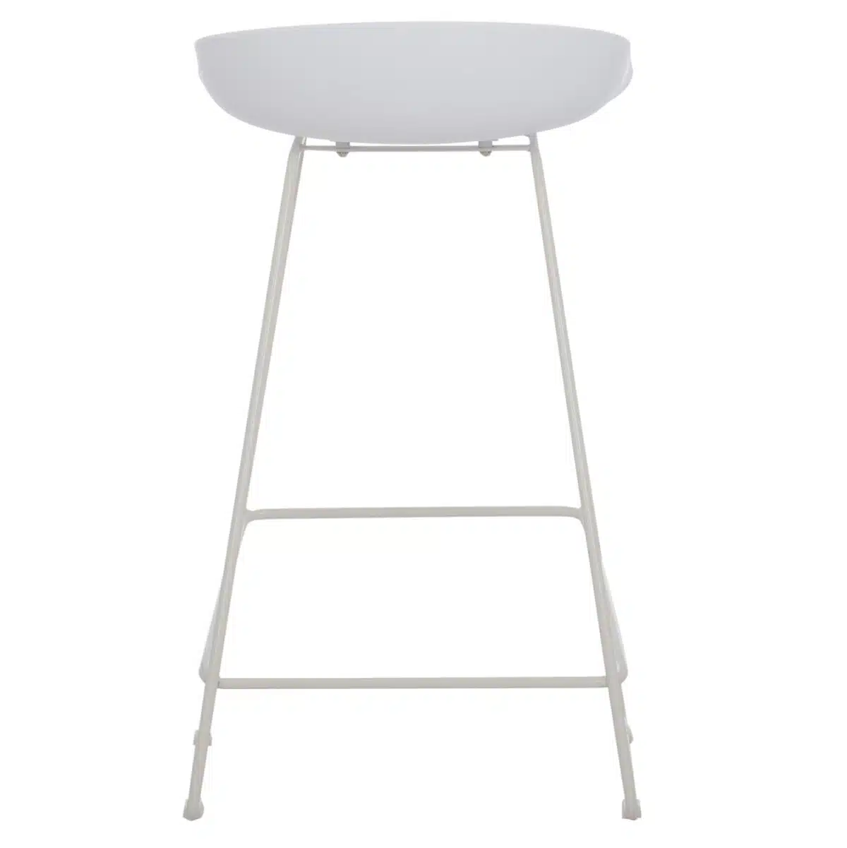 ΣΚΑΜΠΟ ΜΠΑΡ NAILA HM9299.01 ΛΕΥΚΟ ΜΕΣΑΙΟΥ ΥΨΟΥΣ 44x44x74Yεκ. - Image 6