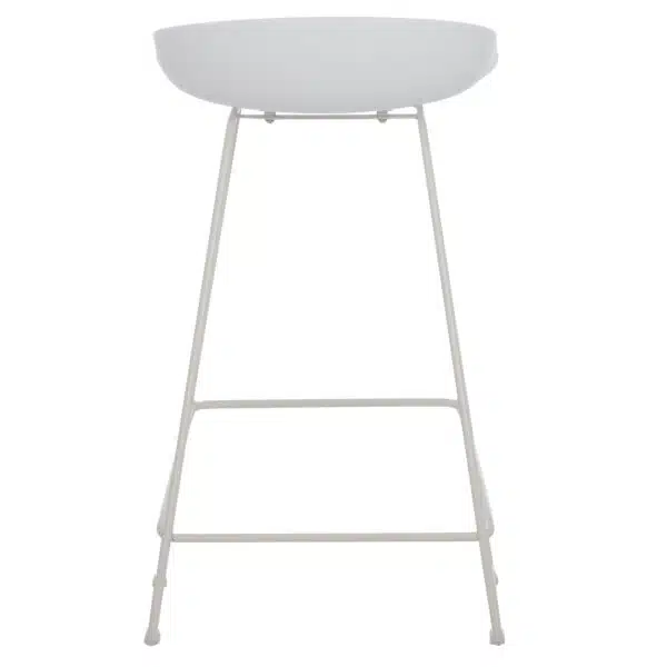 ΣΚΑΜΠΟ ΜΠΑΡ NAILA HM9299.01 ΛΕΥΚΟ ΜΕΣΑΙΟΥ ΥΨΟΥΣ 44x44x74Yεκ. - Image 6