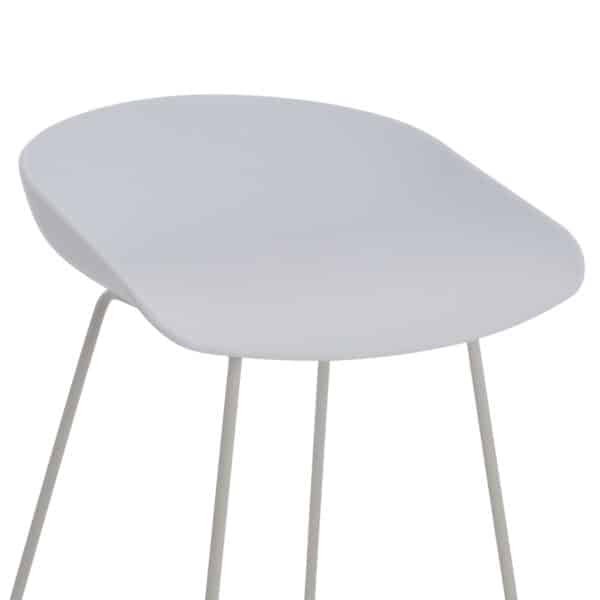 ΣΚΑΜΠΟ ΜΠΑΡ NAILA HM9299.01 ΛΕΥΚΟ ΜΕΣΑΙΟΥ ΥΨΟΥΣ 44x44x74Yεκ. - Image 7