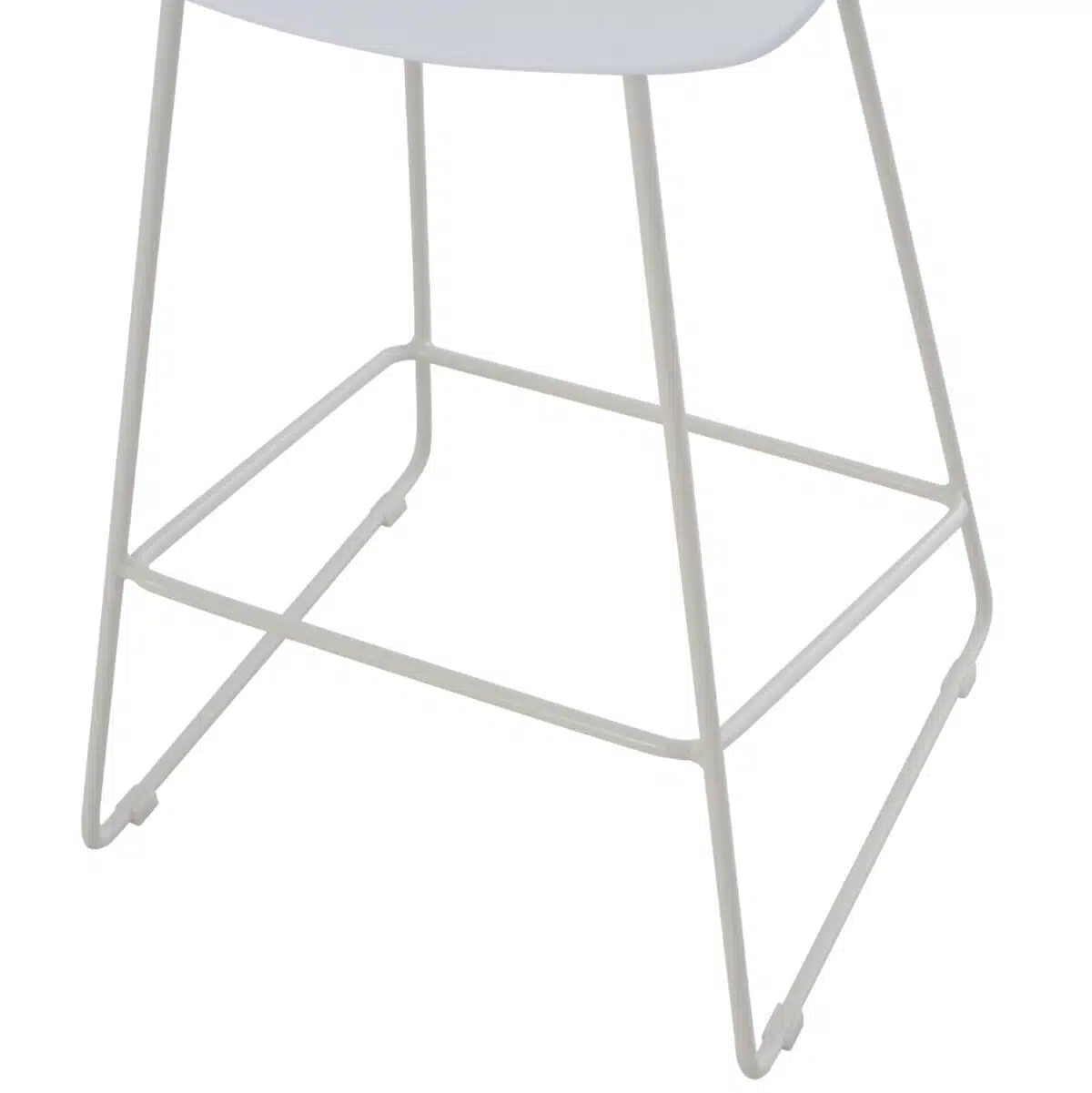 ΣΚΑΜΠΟ ΜΠΑΡ NAILA HM9299.01 ΛΕΥΚΟ ΜΕΣΑΙΟΥ ΥΨΟΥΣ 44x44x74Yεκ. - Image 9