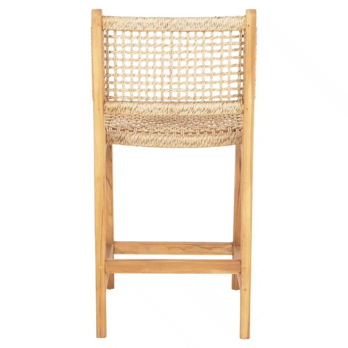 ΣΚΑΜΠΟ ΜΠΑΡ ΜΕ ΠΛΑΤΗ NESHA HM9381.11 ΞΥΛΟ ΤΕΑΚ & ΣΧΟΙΝΙ VIRO VIRO 46x53x96εκ. - Image 6