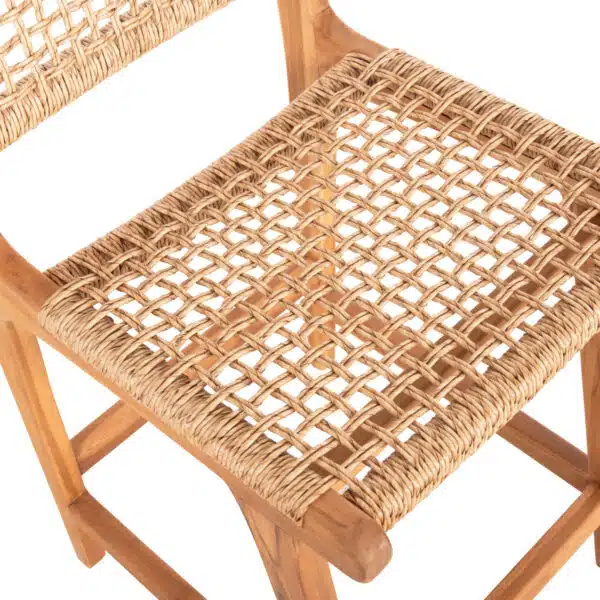 ΣΚΑΜΠΟ ΜΠΑΡ ΜΕ ΠΛΑΤΗ NESHA HM9381.11 ΞΥΛΟ ΤΕΑΚ & ΣΧΟΙΝΙ VIRO VIRO 46x53x96εκ. - Image 8