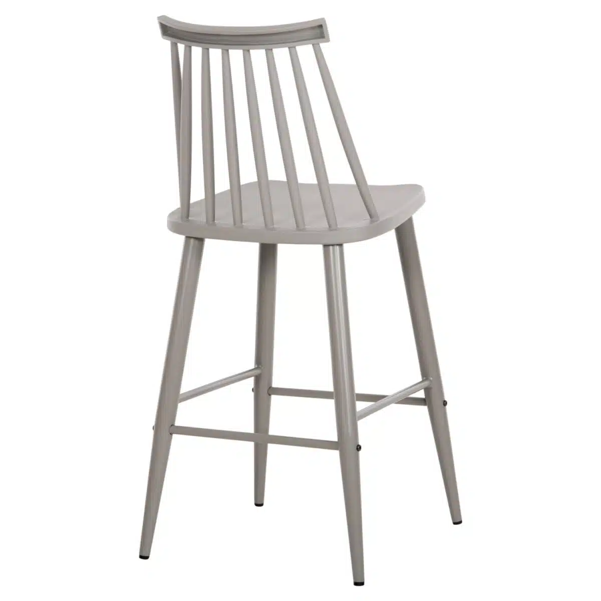 ΣΚΑΜΠΟ ΜΠΑΡ ΜΕΣ. ΥΨΟΥΣ VANESSA HM9300.20 ΠΟΛΥΠΡΟΠΥΛΕΝΙΟ & ΜΕΤΑΛΛΟ-ΓΚΡΙ 45,5x46x97Υεκ - Image 5