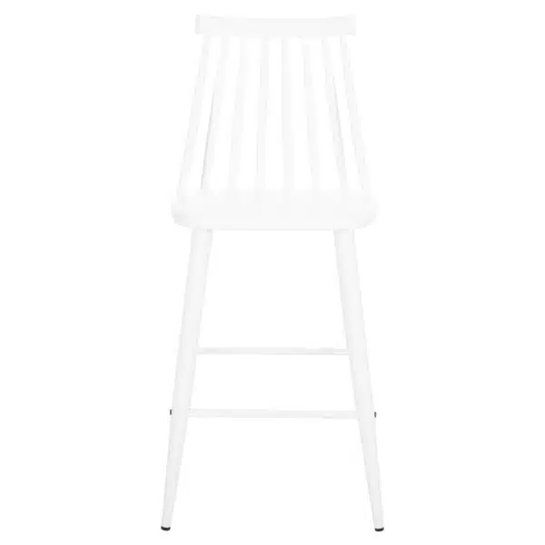 ΣΚΑΜΠΟ ΜΠΑΡ ΜΕΣΑΙΟΥ ΥΨΟΥΣ VANESSA HM9300.11 ΠΟΛΥΠΡΟΠΥΛΕΝΙΟ & ΜΕΤΑΛΛΟ-ΛΕΥΚΟ 45,5x46x97Υεκ - Image 3