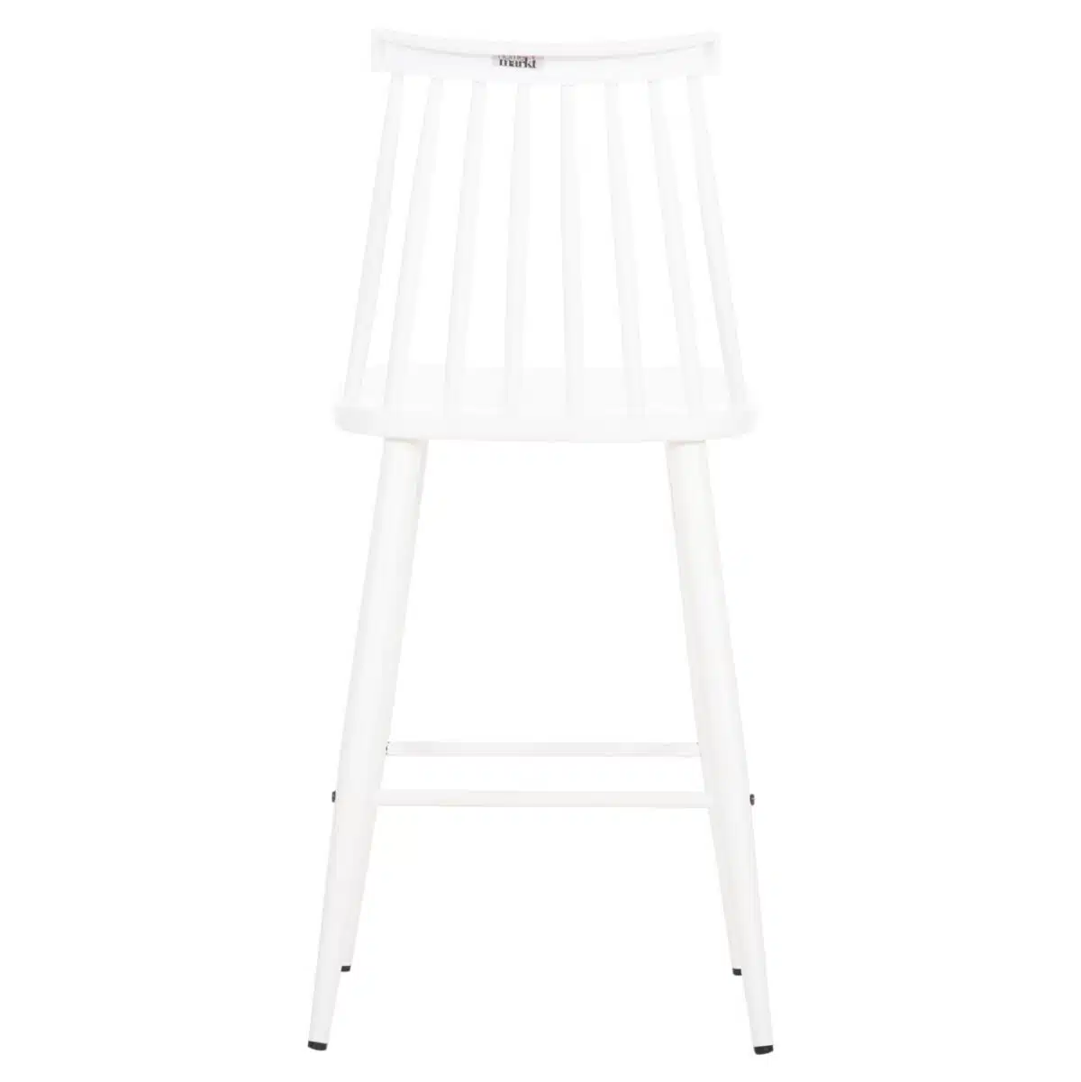 ΣΚΑΜΠΟ ΜΠΑΡ ΜΕΣΑΙΟΥ ΥΨΟΥΣ VANESSA HM9300.11 ΠΟΛΥΠΡΟΠΥΛΕΝΙΟ & ΜΕΤΑΛΛΟ-ΛΕΥΚΟ 45,5x46x97Υεκ - Image 6