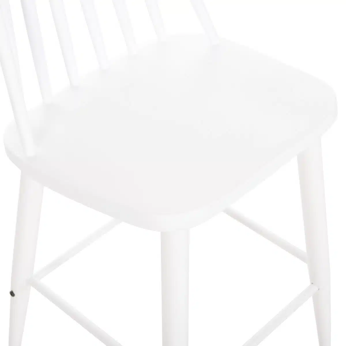 ΣΚΑΜΠΟ ΜΠΑΡ ΜΕΣΑΙΟΥ ΥΨΟΥΣ VANESSA HM9300.11 ΠΟΛΥΠΡΟΠΥΛΕΝΙΟ & ΜΕΤΑΛΛΟ-ΛΕΥΚΟ 45,5x46x97Υεκ - Image 8