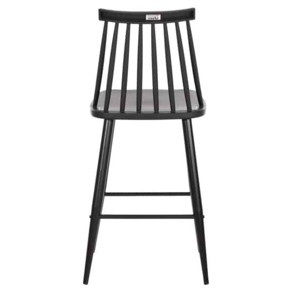 ΣΚΑΜΠΟ ΜΠΑΡ ΜΕΣΑΙΟΥ ΥΨΟΥΣ VANESSA HM9300.12 ΠΟΛΥΠΡΟΠΥΛΕΝΙΟ & ΜΕΤΑΛΛΟ-ΜΑΥΡΟ 45,5x46x97Υ εκ. - Image 6