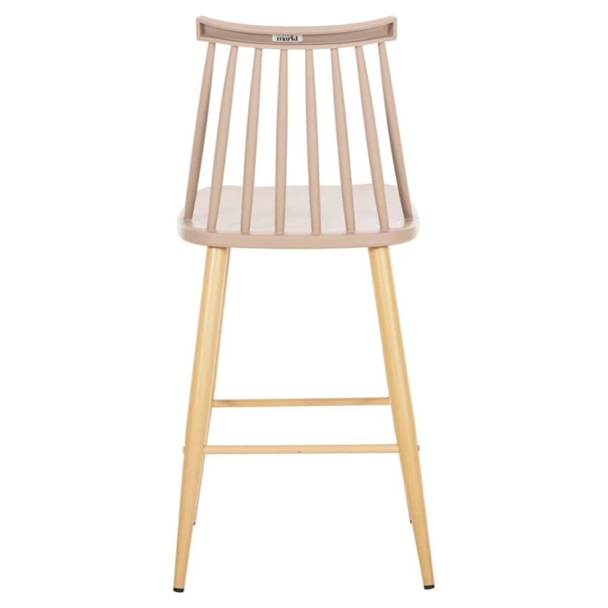 ΣΚΑΜΠΟ ΜΠΑΡ ΜΕΣ.ΥΨΟΥΣ VANESSA HM9300.25 ΚΑΠΟΥΤΣΙΝΟ PP & ΠΟΔΙΑ ΟΨΗ ΞΥΛΟΥ 45,5x46x97Υεκ - Image 6