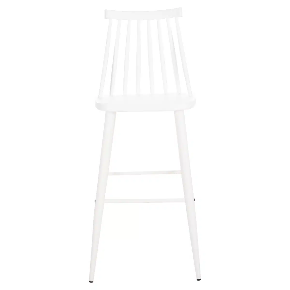 ΣΚΑΜΠΟ ΜΠΑΡ ΨΗΛΟ VANESSA HM8459.11 ΛΕΥΚΟ PP & ΛΕΥΚΑ ΜΕΤΑΛ.ΠΟΔΙΑ 47x48,5x107Υεκ. - Image 3