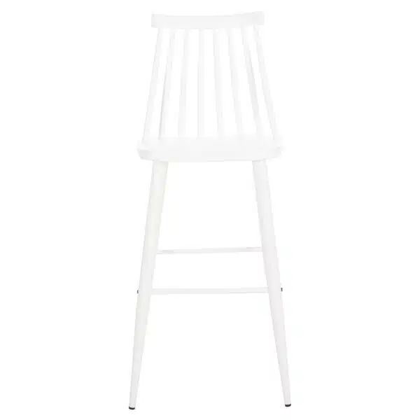 ΣΚΑΜΠΟ ΜΠΑΡ ΨΗΛΟ VANESSA HM8459.11 ΛΕΥΚΟ PP & ΛΕΥΚΑ ΜΕΤΑΛ.ΠΟΔΙΑ 47x48,5x107Υεκ. - Image 3