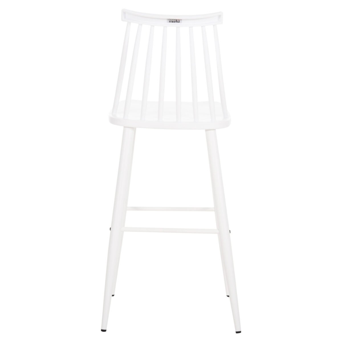 ΣΚΑΜΠΟ ΜΠΑΡ ΨΗΛΟ VANESSA HM8459.11 ΛΕΥΚΟ PP & ΛΕΥΚΑ ΜΕΤΑΛ.ΠΟΔΙΑ 47x48,5x107Υεκ. - Image 6