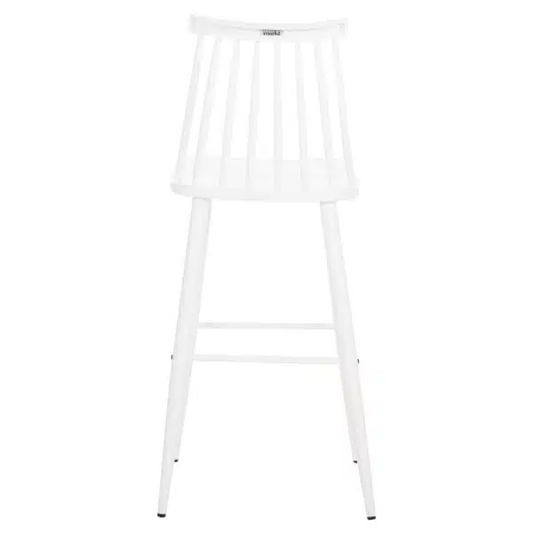 ΣΚΑΜΠΟ ΜΠΑΡ ΨΗΛΟ VANESSA HM8459.11 ΛΕΥΚΟ PP & ΛΕΥΚΑ ΜΕΤΑΛ.ΠΟΔΙΑ 47x48,5x107Υεκ. - Image 6