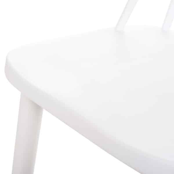 ΣΚΑΜΠΟ ΜΠΑΡ ΨΗΛΟ VANESSA HM8459.11 ΛΕΥΚΟ PP & ΛΕΥΚΑ ΜΕΤΑΛ.ΠΟΔΙΑ 47x48,5x107Υεκ. - Image 9