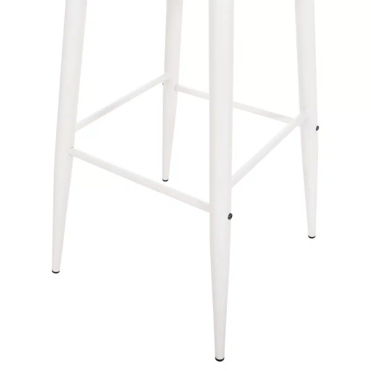 ΣΚΑΜΠΟ ΜΠΑΡ ΨΗΛΟ VANESSA HM8459.11 ΛΕΥΚΟ PP & ΛΕΥΚΑ ΜΕΤΑΛ.ΠΟΔΙΑ 47x48,5x107Υεκ. - Image 10