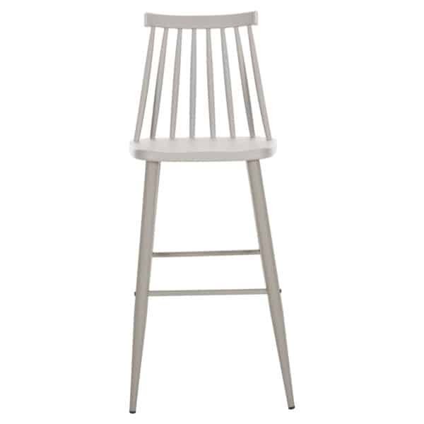 ΣΚΑΜΠΟ ΜΠΑΡ ΨΗΛΟ VANESSA HM8459.20 ΓΚΡΙ PP & ΓΚΡΙ ΜΕΤΑΛ.ΠΟΔΙΑ 47x48,5x107Υεκ. - Image 3