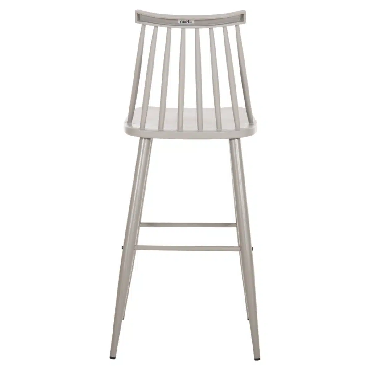 ΣΚΑΜΠΟ ΜΠΑΡ ΨΗΛΟ VANESSA HM8459.20 ΓΚΡΙ PP & ΓΚΡΙ ΜΕΤΑΛ.ΠΟΔΙΑ 47x48,5x107Υεκ. - Image 6