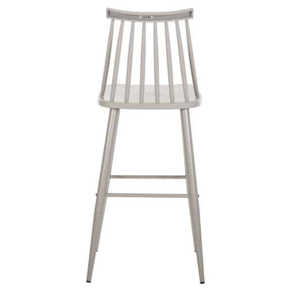 ΣΚΑΜΠΟ ΜΠΑΡ ΨΗΛΟ VANESSA HM8459.20 ΓΚΡΙ PP & ΓΚΡΙ ΜΕΤΑΛ.ΠΟΔΙΑ 47x48,5x107Υεκ. - Image 6