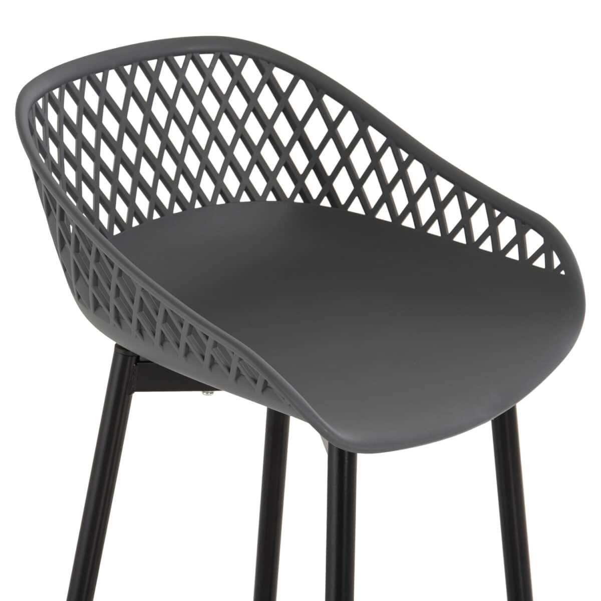 ΣΚΑΜΠΟ ΠΟΛΥΠΡΟΠΥΛΕΝΙΟΥ AVAYA ΓΚΡΙ ΜΕ ΜΕΤΑΛΛΙΚΑ ΠΟΔΙΑ ΜΑΥΡΑ HM8686.20 46x48x99Υ εκ. - Image 7